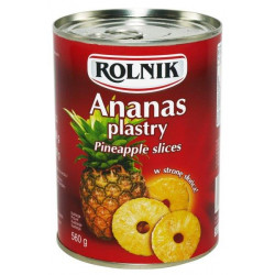 ROLNIK ANANAS PLASTRY 560ML