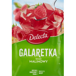 DELECTA GALARETKA MALINA 70G