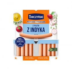 TARCZYNSKI PAROWKI Z INDYKA...